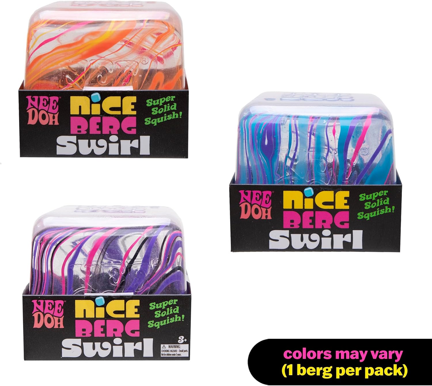 Schylling NeeDoh Swirl Nice Berg - Jumbo Squishy Squeezy Fun - Colors May Vary - Image 6